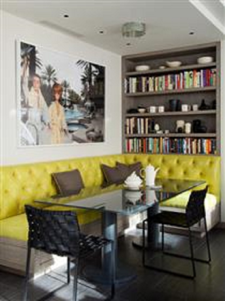 living room with bookshelf interior design