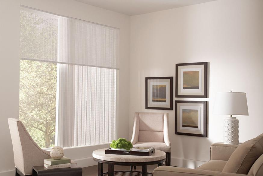 white curtain in living room