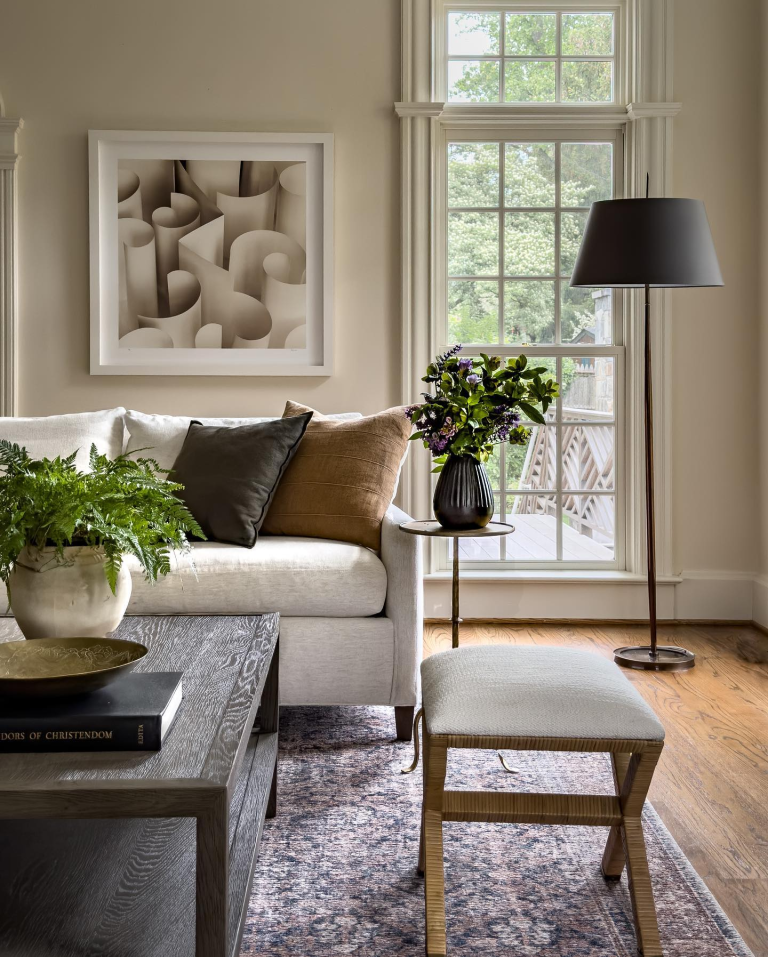 Spring decor and window coverings